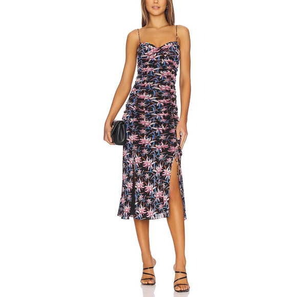 Diane Von Furstenberg 'Lester' Black Nylon Dress Size XS